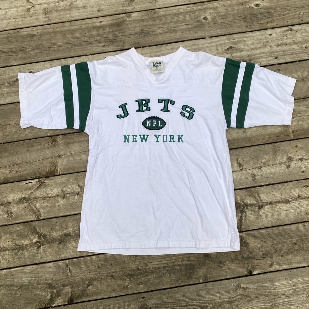 Vintage 1996 Lee Sports New York Jets T Shirt Medium